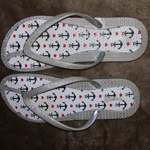 Anchor Flip Flops